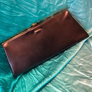 Black Clutch Genuine Leather, Vintage